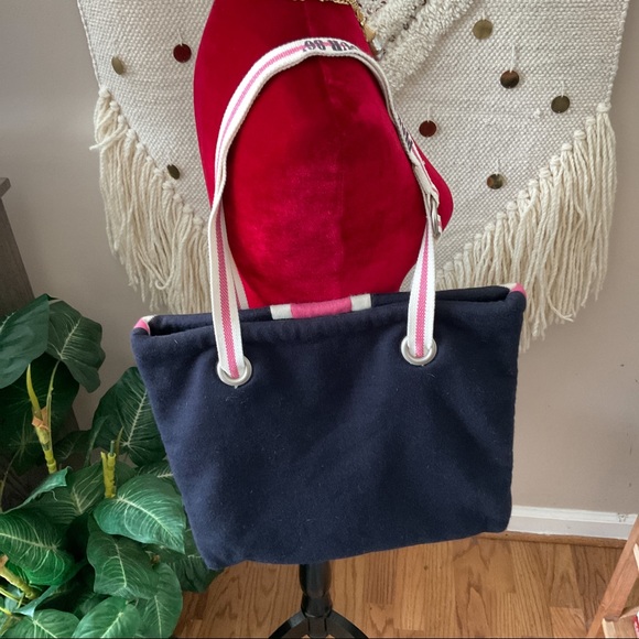 VICTORIA'S SECRET BRITISH FLAG THE PINKS 86 WORLD TOUR LOVE & ROCK ROLL BAG TOTE - Picture 5 of 7